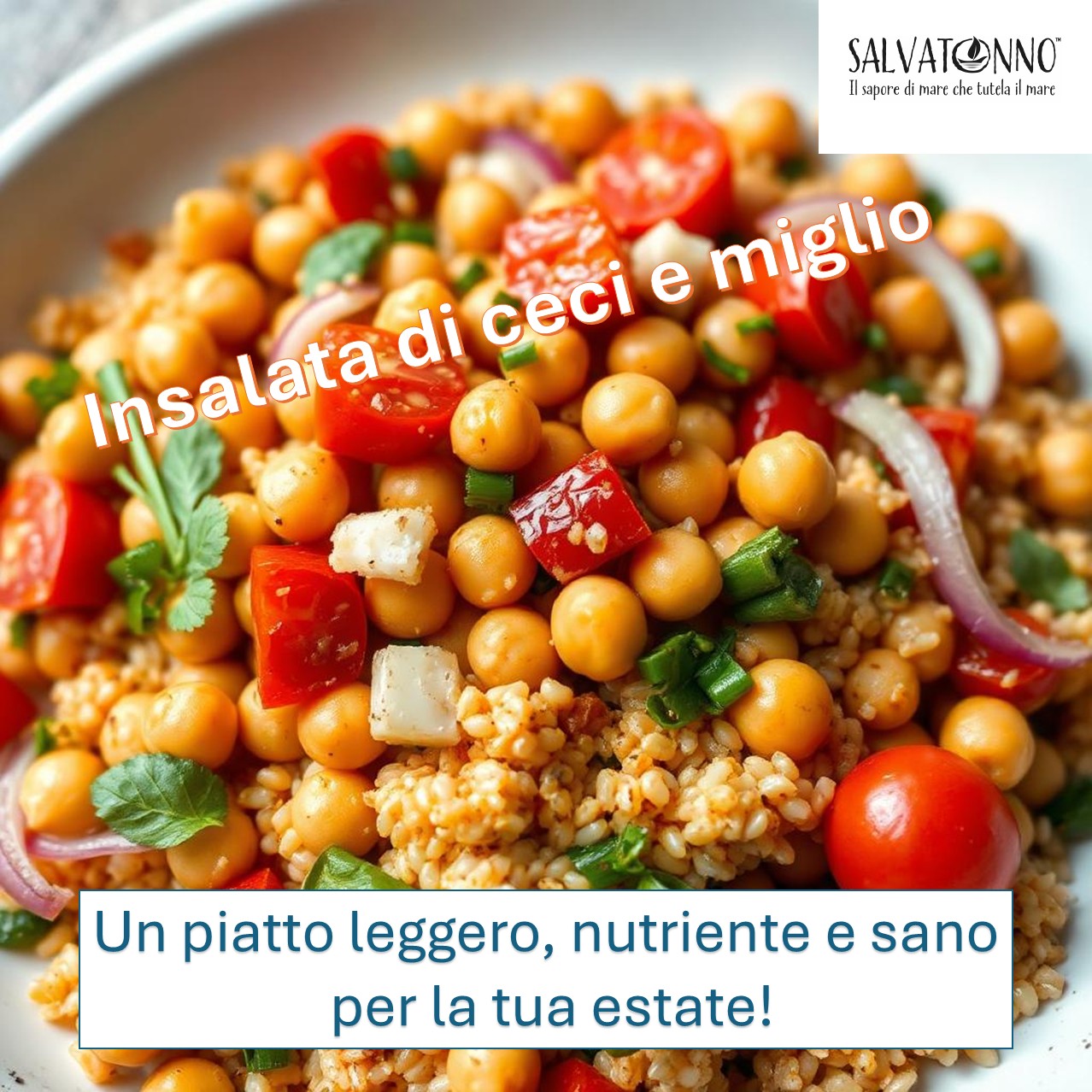 Insalata di ceci: Il Piacere Sano, etico e naturale 🥗 - SALVATONNO™ - I ...